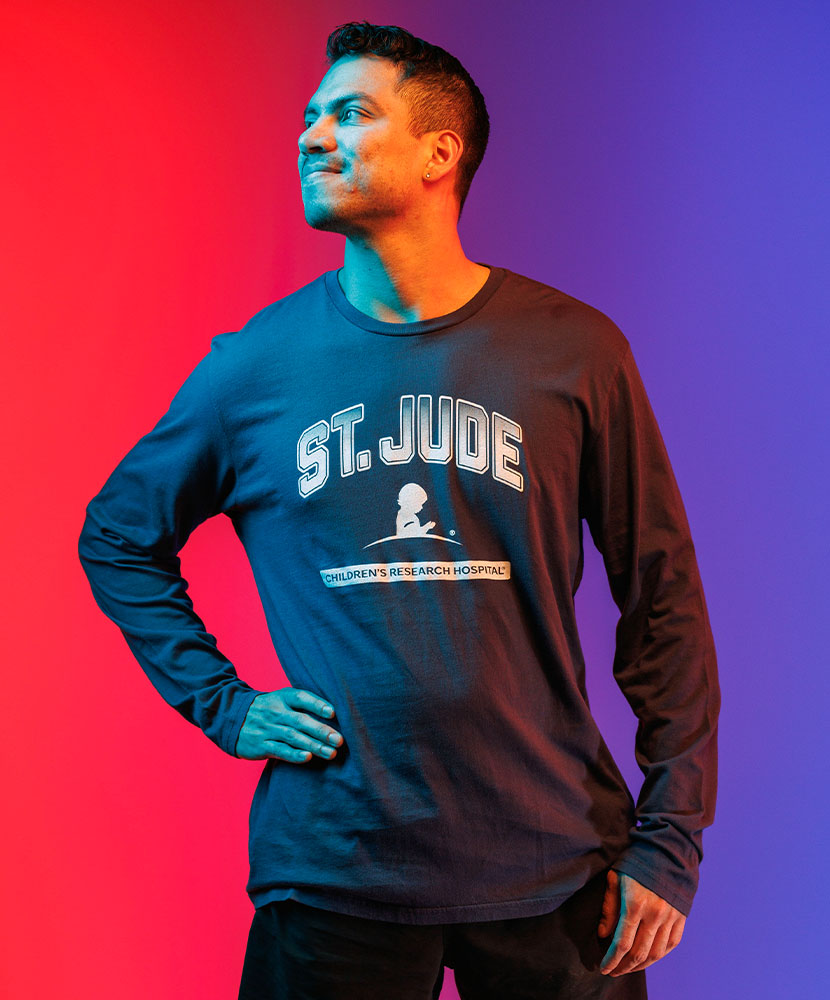 St. Jude Ombre Long Sleeve Tee